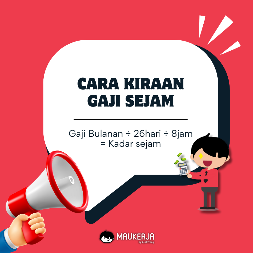 cara kiraan gaji sejam
